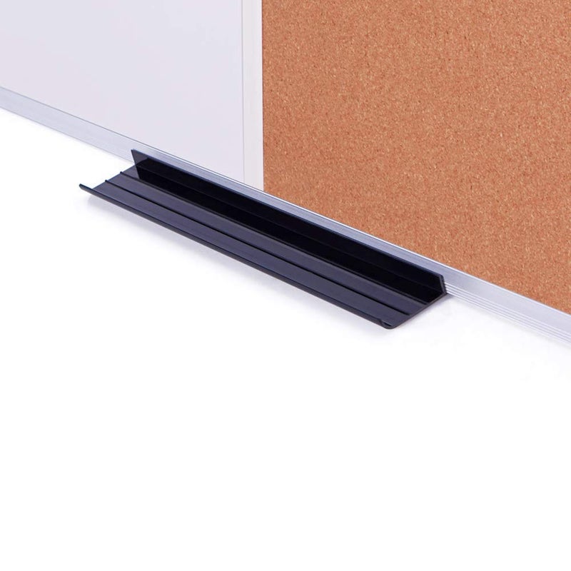 VIZ-PRO Magnetic Dry Erase Board and Cork Notice Board Combination, 36 X 24 Inches, Silver Aluminium Frame - Image 5